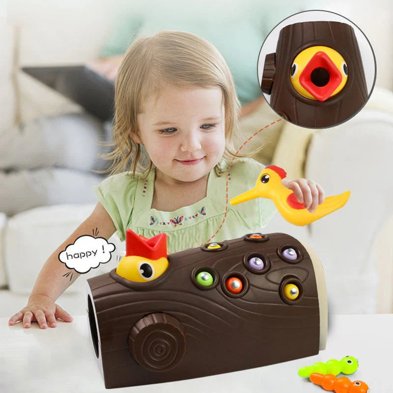 Magnetic Woodpecker Game™ - Trainiert die Feinmotorik - Magnetisches Specht-Spiel