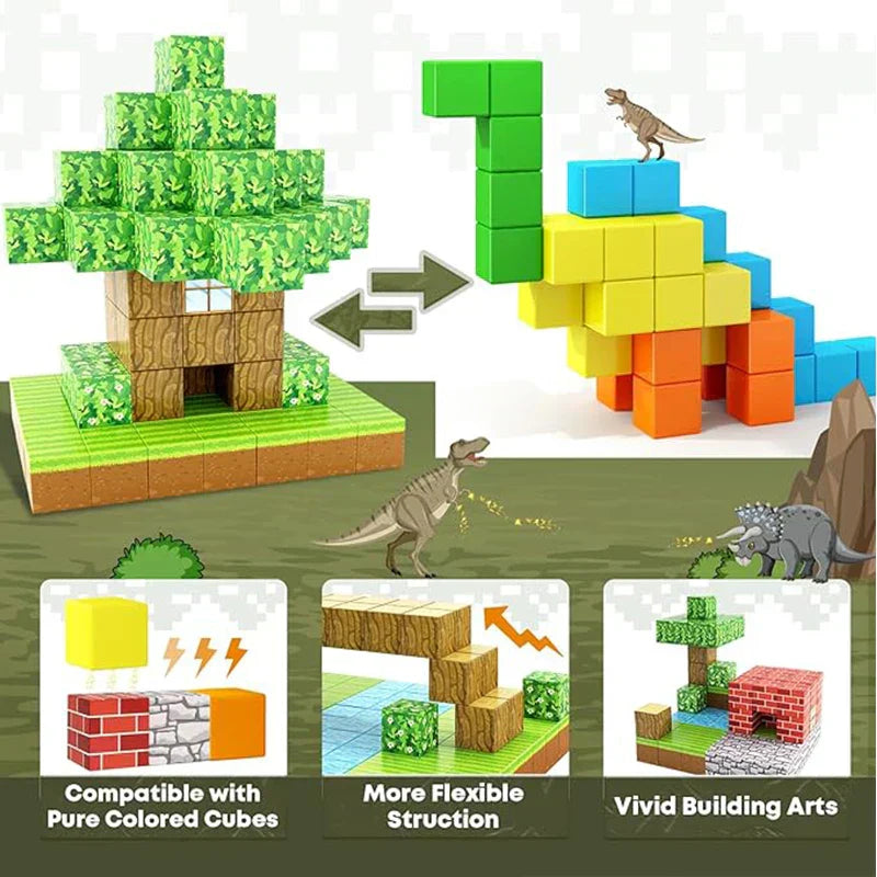 MagnetBuild - Minecraft Thema DIY Magnetische Blöcke