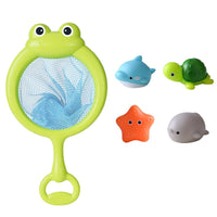 4 Badespielzeuge + Kescher - €22.50