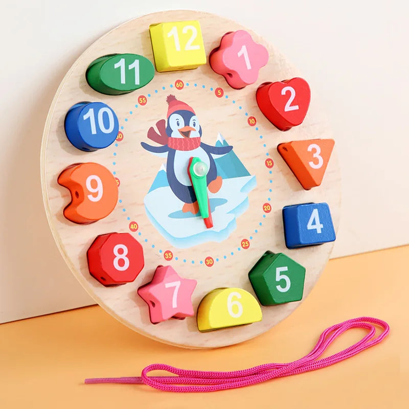 Learning Clock™ – Spielerisch Uhrlesen lernen – Holz Uhr