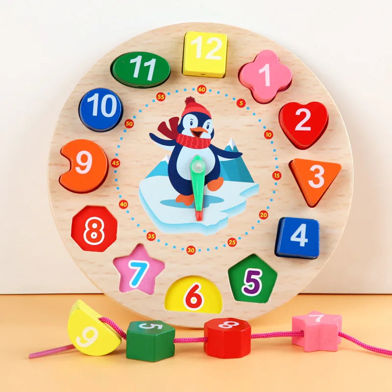 Learning Clock™ – Spielerisch Uhrlesen lernen – Holz Uhr