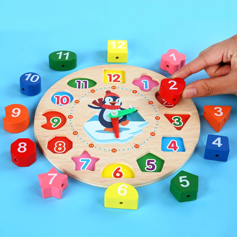 Learning Clock™ – Spielerisch Uhrlesen lernen – Holz Uhr