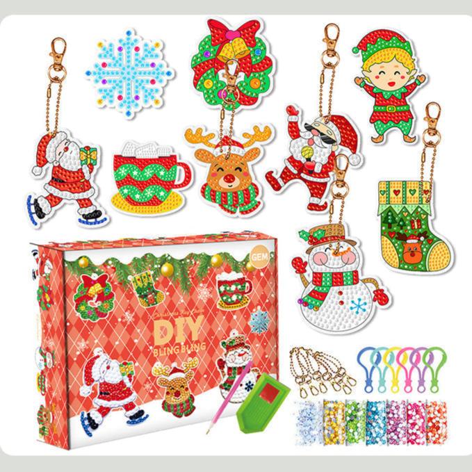 ChristmasGems - DIY-Bastelset für künstliche Weihnachtsdiamanten