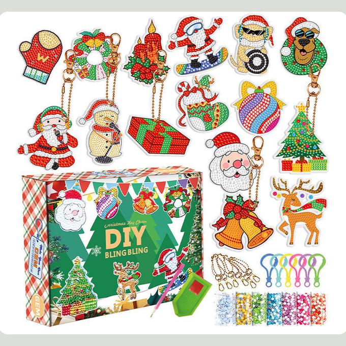 ChristmasGems - DIY-Bastelset für künstliche Weihnachtsdiamanten