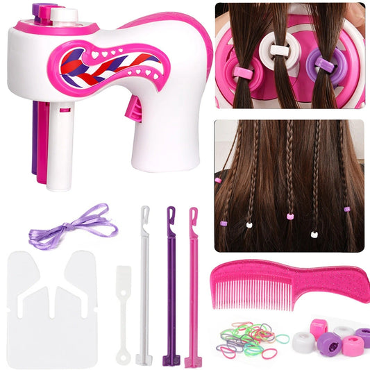 LittleStylist - Automatisches DIY-Haarflechtset mit Werkzeugen