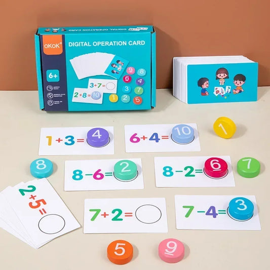 Math Tokens™ - Zählen & Lösen - Arithmetische Karten