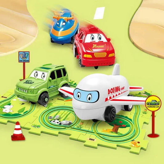 PuzzleRacerTrack- Track Car Puzzle Kreatives Spielzeug